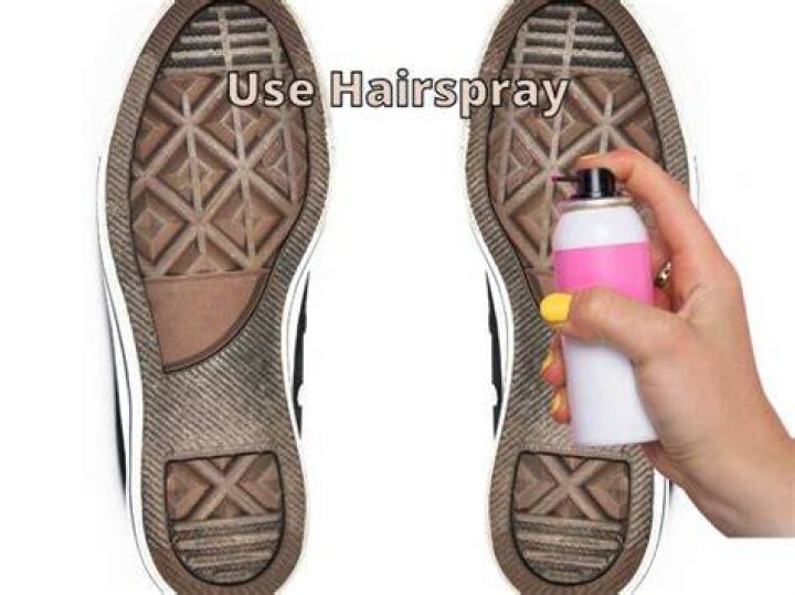 Does hairspray help grip on shoes?