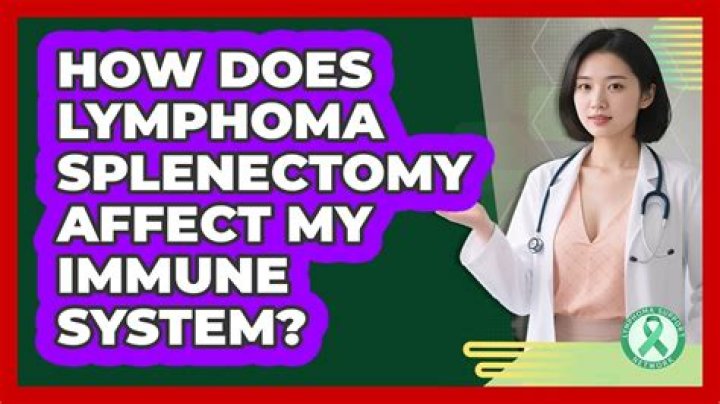 How does splenectomy affect immune system?