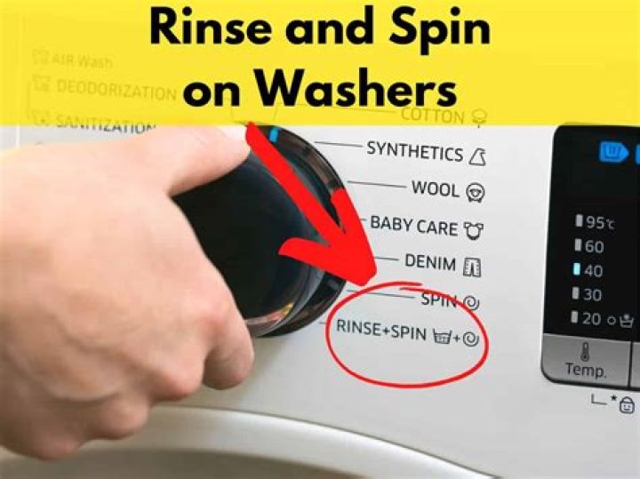 On rinse and spin?